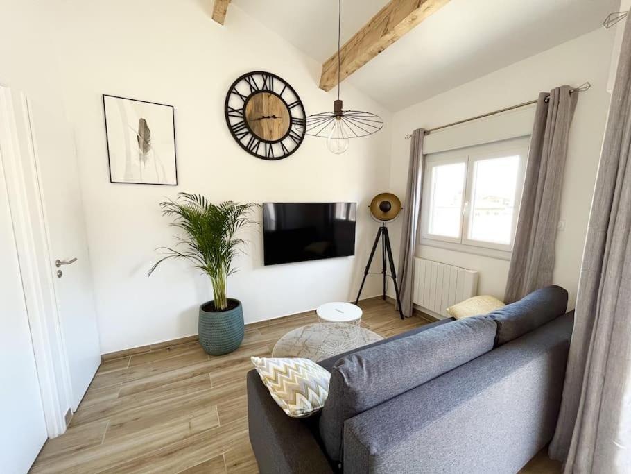 Duplex Centre Ville - 50M De La Plage - Clim - Garage - Netflix 르그로뒤후아 외부 사진