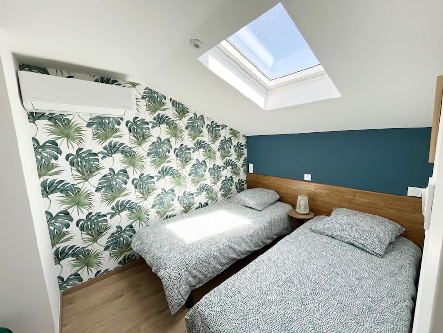 Duplex Centre Ville - 50M De La Plage - Clim - Garage - Netflix 르그로뒤후아 외부 사진