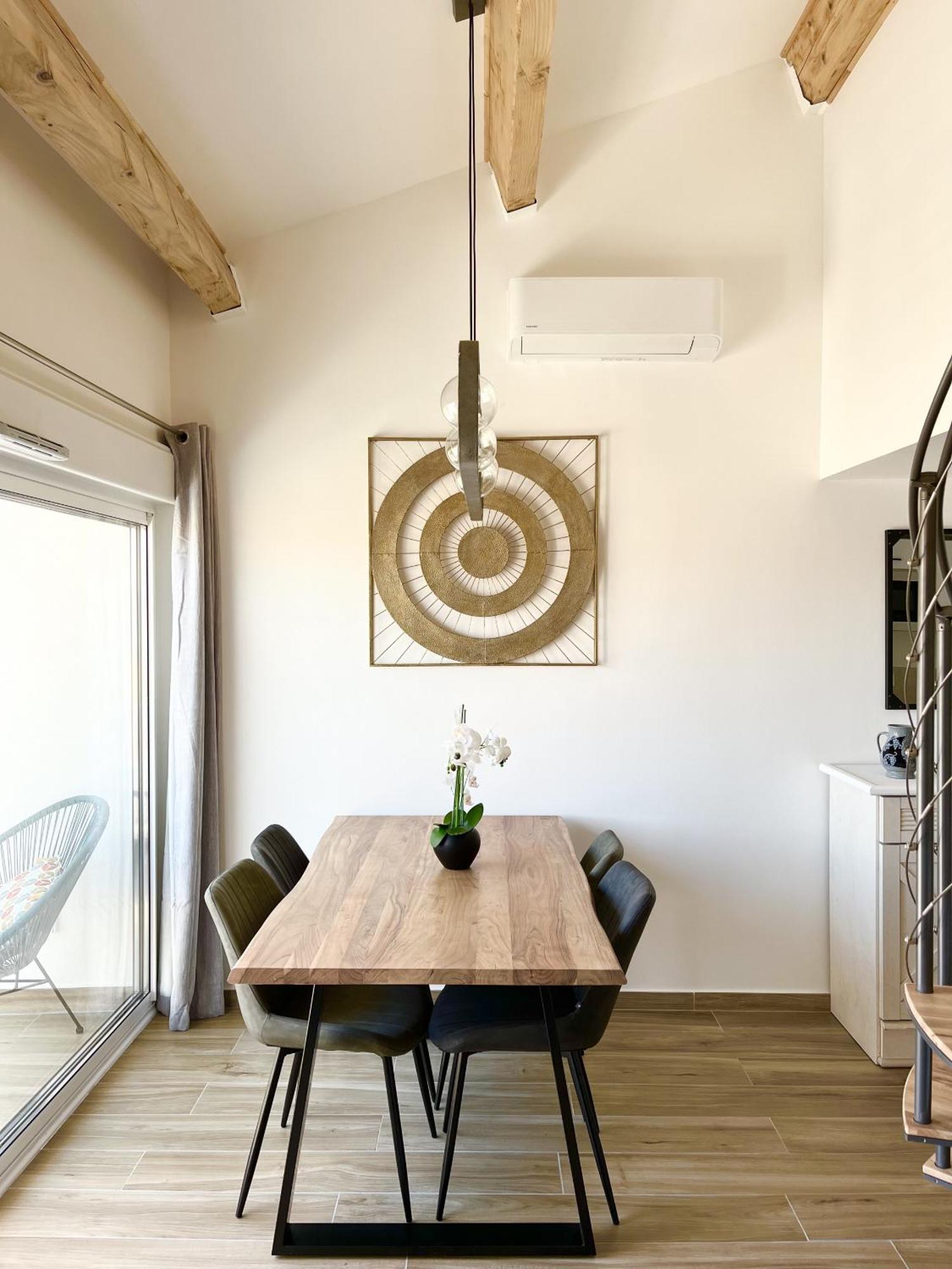 Duplex Centre Ville - 50M De La Plage - Clim - Garage - Netflix 르그로뒤후아 객실 사진