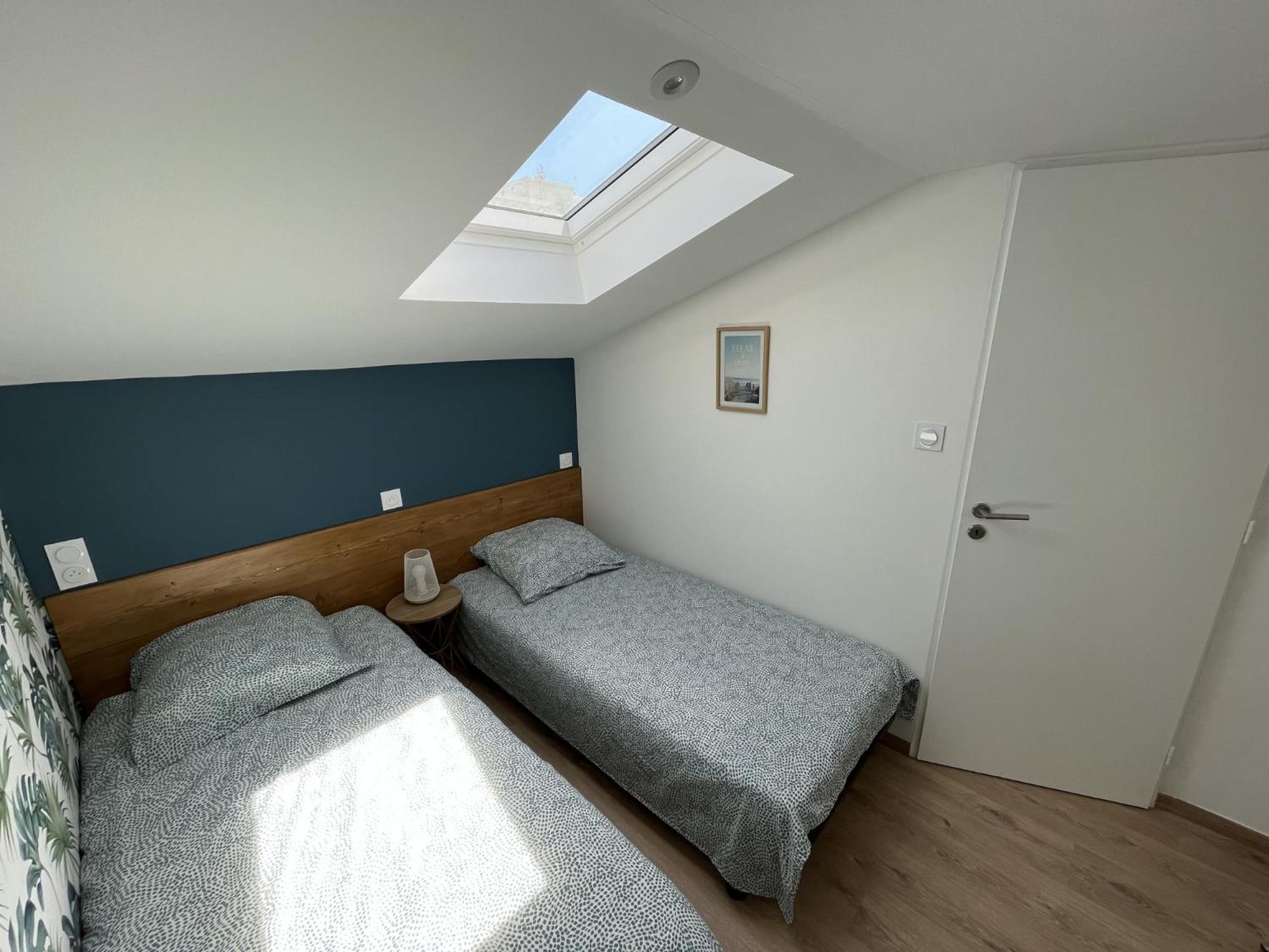 Duplex Centre Ville - 50M De La Plage - Clim - Garage - Netflix 르그로뒤후아 객실 사진